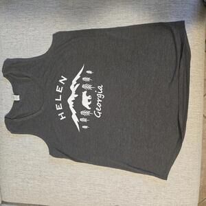 XL Grey Helen Georgia Graphic Tank Top